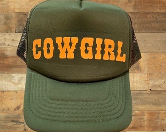 Cowgirl Camo Trucker Hat