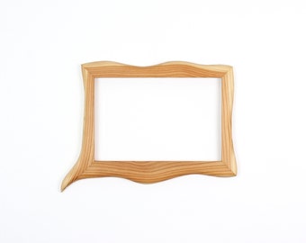 Wooden frame, picture frame made of larch, a handmade unique piece 20 x 30 cm, poster frame