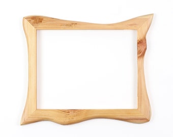 Wooden frame unique, handmade picture frame made of pine 24 x 30 cm