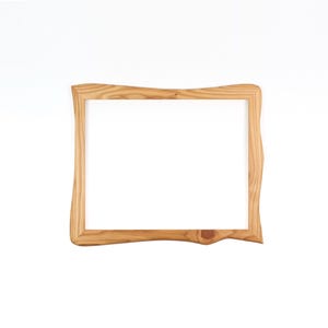 Holzrahmen Unikat, handgemachter Bilderrahmen aus Lärche 40x50 cm, Posterrahmen