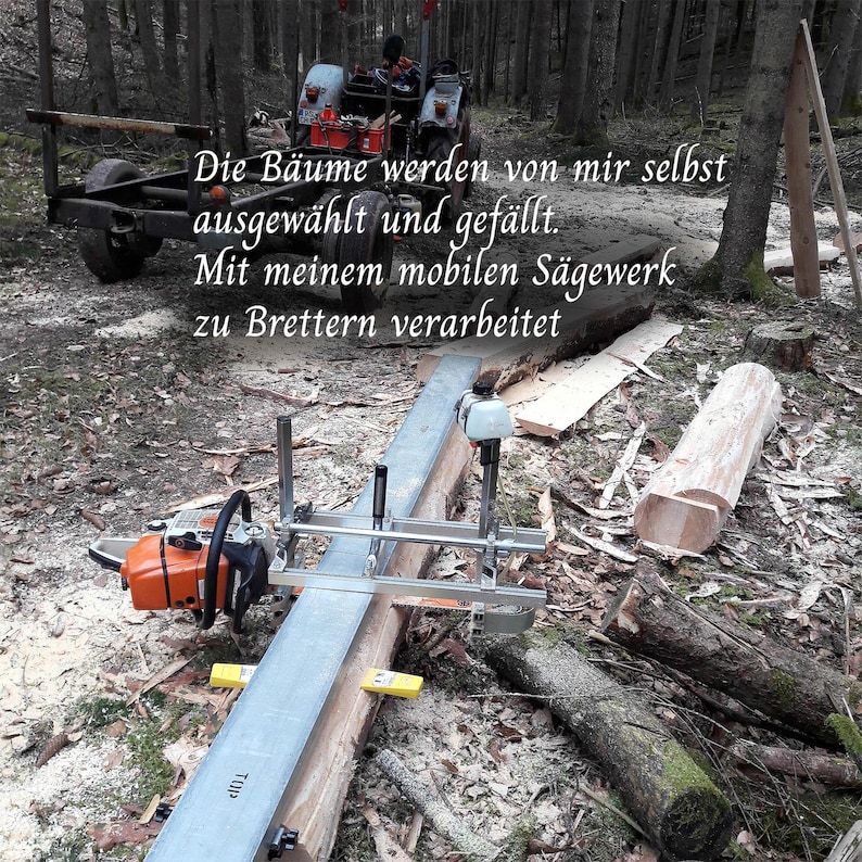 Bilderrahmen Quadratisch, rustikaler Holzrahmen aus Kiefer 50x50 cm, Bilderrahmen aus Echtholz mit organischer Form, Naturholz Unikat imagen 9
