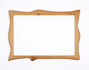 Wooden frame, picture frame made of cherry wood, a handmade unique piece 40 x 60 cm, poster frame