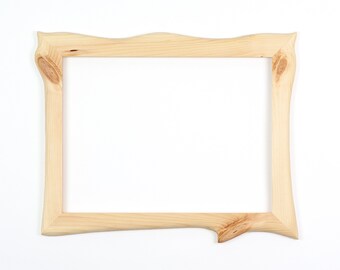 Wooden frame, picture frame made of pine wood 30 x 40 cm, a handmade unique, poster frame