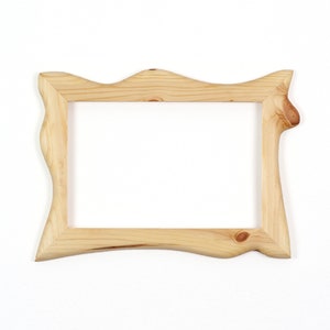 Naturholz-Bilderrahmen, Holzrahmen aus Kiefer, ein handgemachtes Unikat 20x30 cm, Posterrahmen