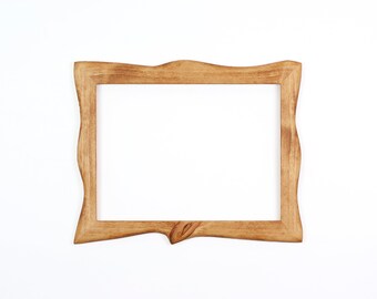 Wooden frame, picture frame made of pine wood 30 x 40 cm, a handmade unique, poster frame