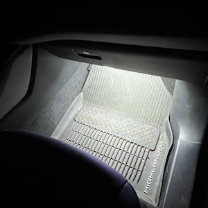 Toyota Highlander Door activated LED Footwell Lights - Plug and Play (4th gen, 2020,2021,2022,2023)