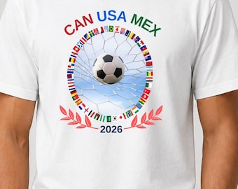 2026 International Soccer Shirt, All Qualified Country Flags Football Tee, Global Fan SoccerGift, Unisex Game Day Shirt