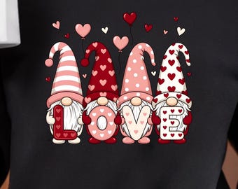 Gnomes Love Valentine's Day Sweatshirt: Soft Shirt