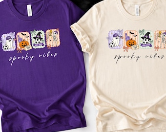 2026 Spooky Vibes Shirt, Halloween Soccer Tee, USA 250th Anniversary Shirt, Trending 2026 Themes, Skeleton Witch Graphic Tee