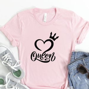 Queen Crown Shirt, Queen Shirt, Queen Tshirt, Queen Tee, Mothers Days Shirt, Women Queen Tee Shirt, Birthday Queen Shirt, Queen Shirt Women