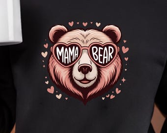 Mama Bear Shirt: Mother's Day Gift, Bear Lovers Outfit