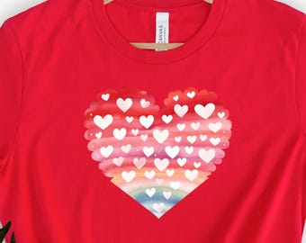 Hearts Valentine Sweatshirt: Soft Shirt
