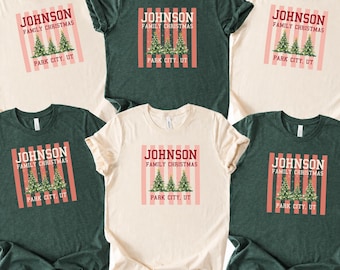 Custom Family Christmas Shirts, Matching Family Christmas Sweatshirts, Personalized Name Christmas Shirt, Adult Unisex and Youth