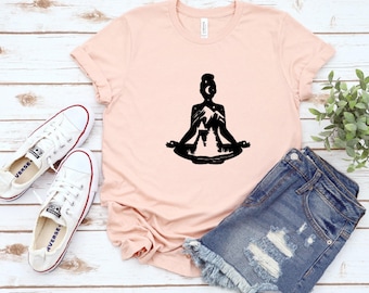 Yoga Definition Shirt: Mountain Meditation Graphic Tee