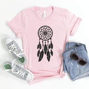 Dreamcatcher T-Shirt: Boho Blessed Dreamer Tee, Women's Wild Magic Shirt