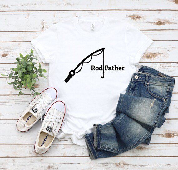 The Rodfather T-shirt, Fishing Shirt, Fishing Rod Shirt, Rustic Fishing  Shirt, Fishing Gift for Men, Dad Fishing Shirt, Father's Day Shirt 
