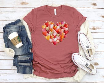 Hearts Nurse Sweatshirt, Valentines Day Gift