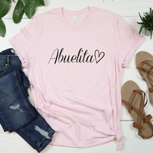 Abuelita Shirt: Grandma Gift, Soft Cotton Blend Tee image 1