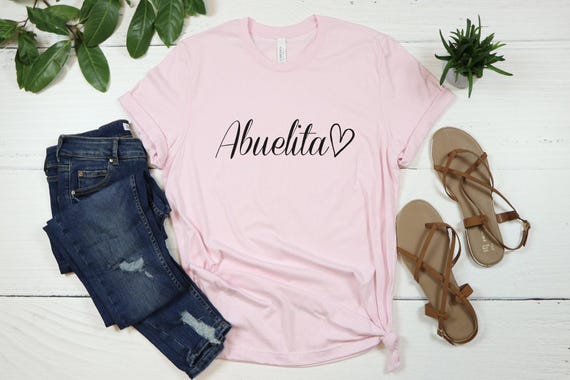 Abuelita Shirt: Grandma Gift, Soft Cotton Blend Tee
