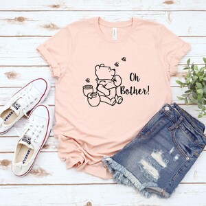 Pooh Bear 'Oh Bother' Shirt: Soft Comfy Cotton Tee