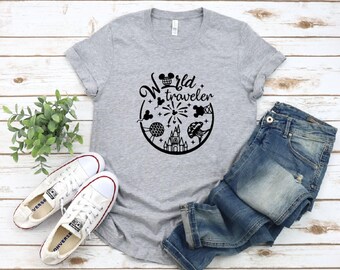World Traveler Cotton Tee: Family Vacation Shirt