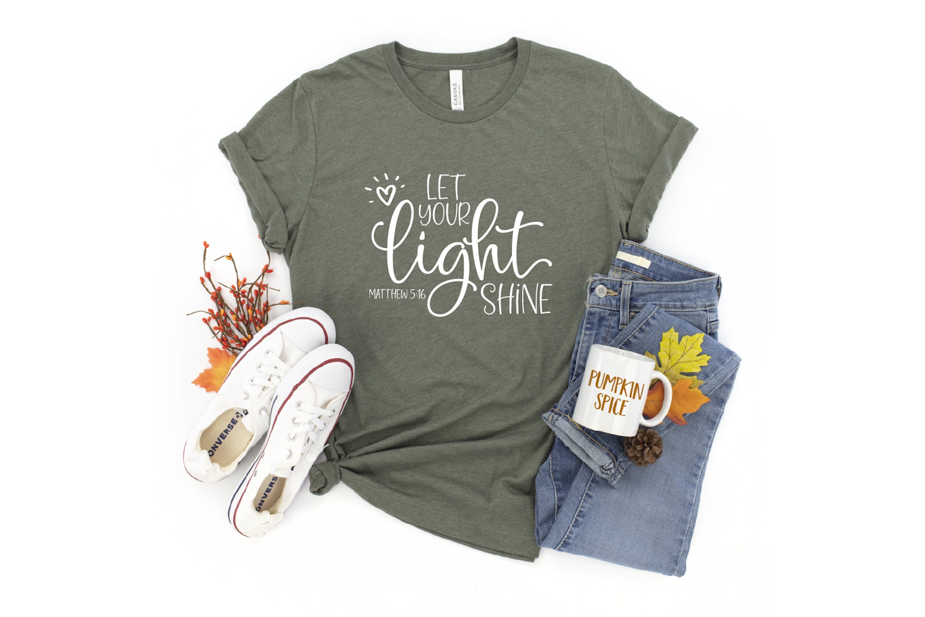 Let Your Light Shine Shirt Christian Shirts Jesus Shirt - Etsy