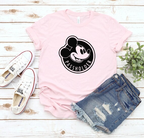 Mouse Passholder Shirt: Vacation Tee for Animal Lovers
