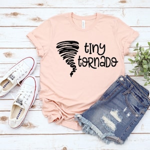 Tiny Tornado Toddler Shirt: Funny Kids Shirt, Mom Life Tee