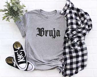 Bruja Chingona T-Shirt: Latina Witch Tee, Halloween Costume