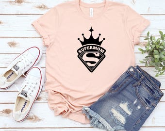 Supermom T-Shirt, Mother's Day Gift, Soft Cotton Tee