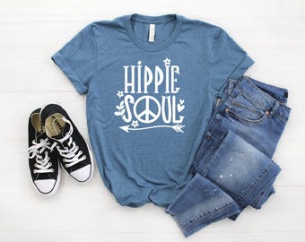 Hippie Soul Shirt: Peace Sign Graphic Tee