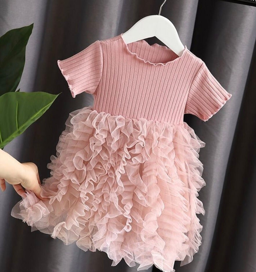 One Piece Dress For Girls Wedding Birthday Parties Outfit For Etsy
