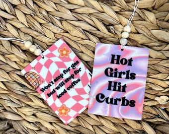 Funny Car Air Freshener with Essential Oil Scent