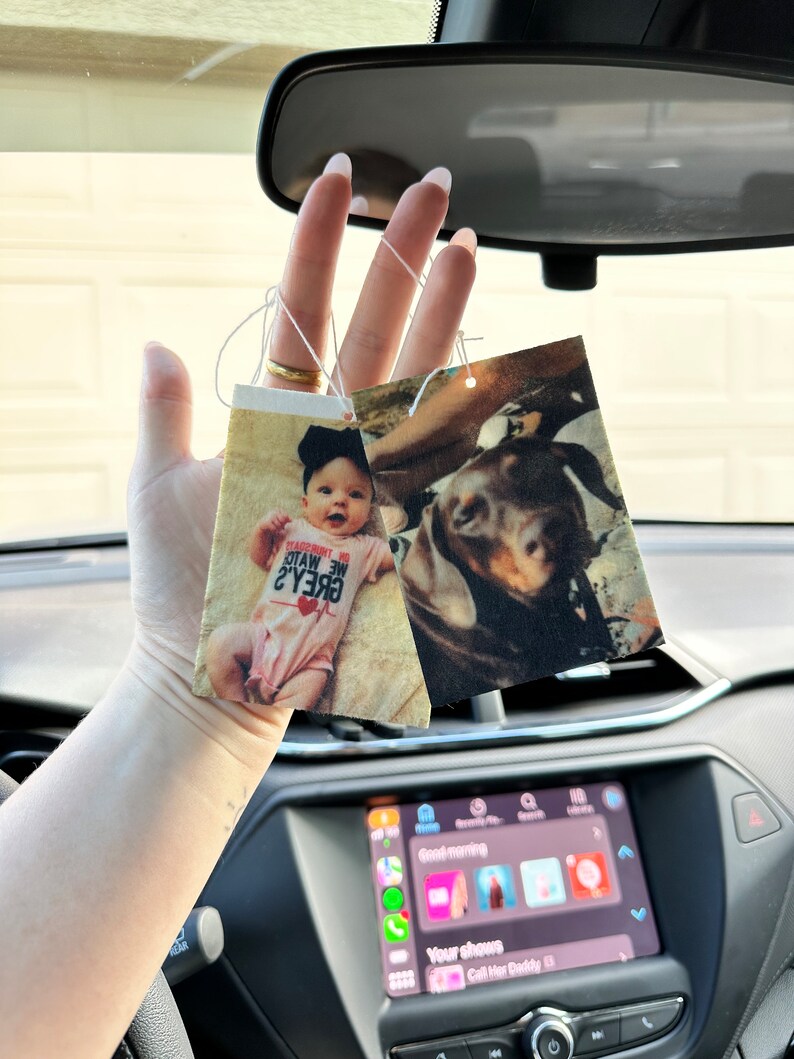 2 Sided Custom Air Freshener Handmade Air Freshener Car Etsy