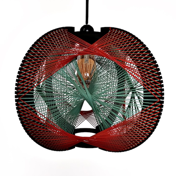 Woven Thread Pendant Light - Etsy