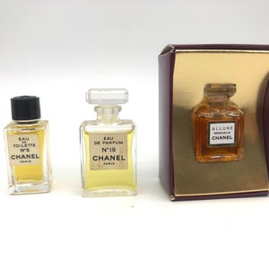 CHANEL Nº 5 - Nº 19 - ALLURE SENSUELLE Vintage Perfume Miniature