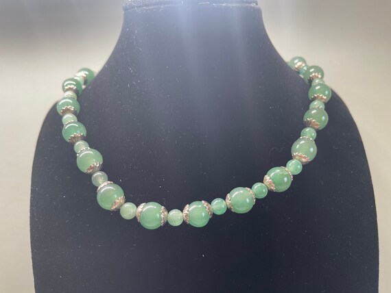 Apple Green Aventurine bead necklace,Gift for Mot… - image 3
