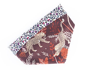 Dog Bandana | Cat Bandana | Cheetah Bandana | Summer Bandana | Snap On Bandana | Over the Collar Bandana | Cheetah | Animal | Wild | Animals