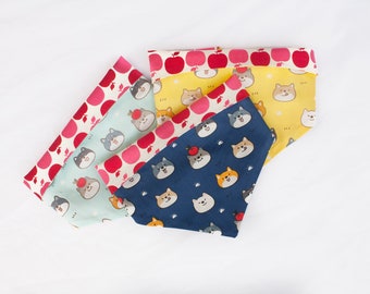 Shiba Inu Bandana | Dog Bandana | Snap On Bandana | Pet Accessory | Shiba Bandana | Shiba | Personalized