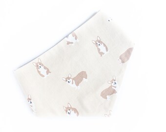 Dog Bandana | Dog Lover Bandana | Corgi Bandana | Snap On Bandana | Over the Collar Bandana Dog | Dog Mom | Dog Lover | Corgi  | Corgi Lover