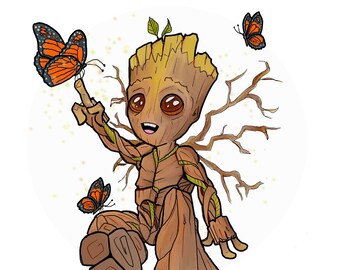 Ciliegia Vitello Delucidazione Groot Sticker Whatsapp Sbloccare Tragedia Alabama