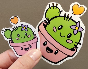 Sticker cactus d'amour