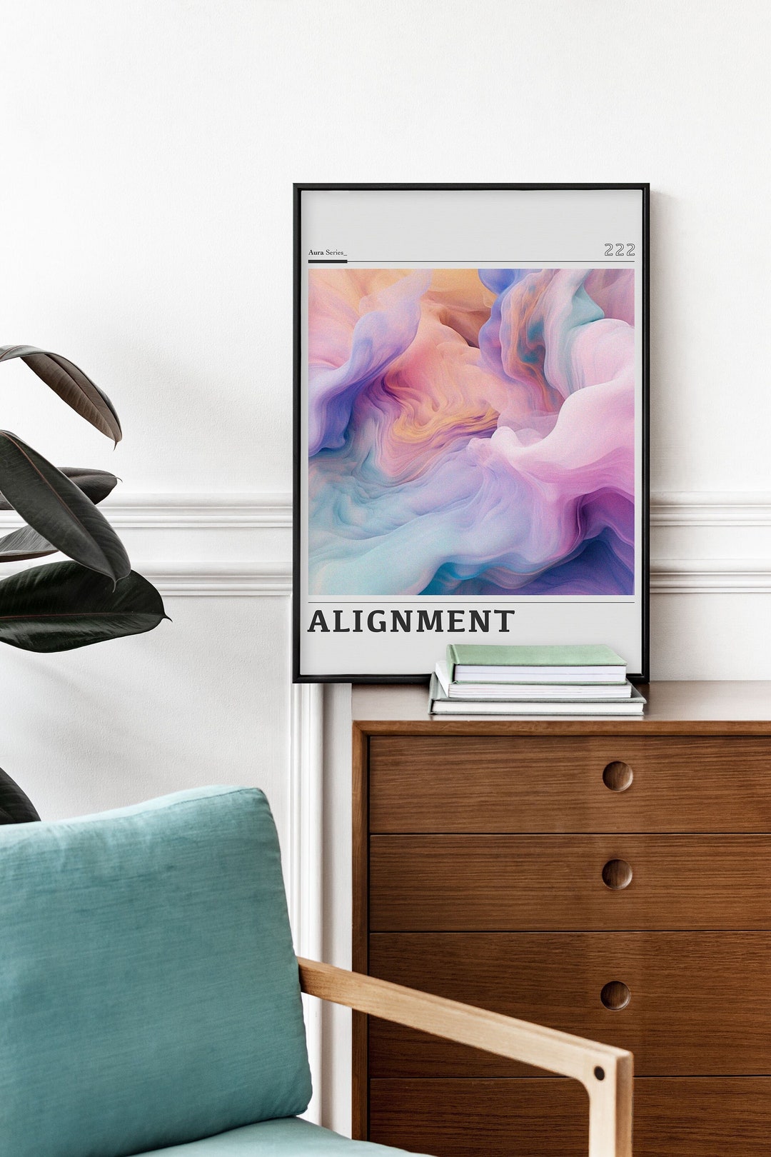 Aura Poster | Retro Grainy Gradient | Affirmation Poster | Retro Aura ...