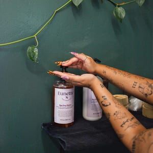 Apple Cider Vinegar Loc Detox Shampoo: Pomegranate Lavender, Color Safe for black hair
