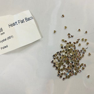 Swarovski Crystal Tooth Gems Swarovski Lead Free Tooth Gems Heart 2808 Swarovski Wholesale Tooth Gems Wholesale Tooth Jewelry Tooth Gems image 5