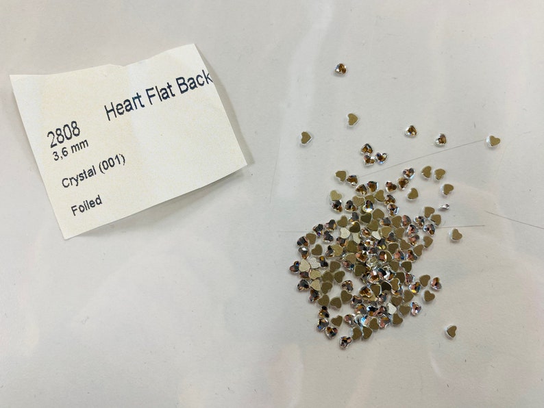 Swarovski Crystal Tooth Gems Swarovski Lead Free Tooth Gems Heart 2808 Swarovski Wholesale Tooth Gems Wholesale Tooth Jewelry Tooth Gems image 5