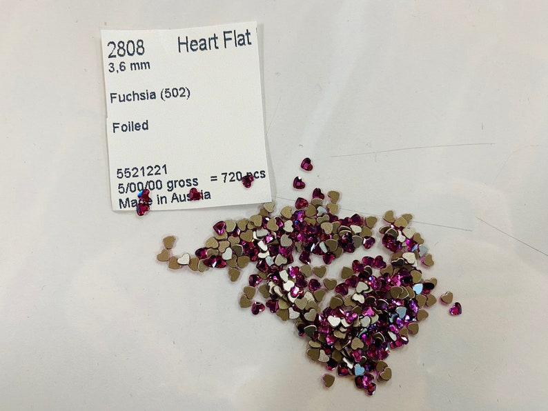 Swarovski Crystal Tooth Gems Swarovski Lead Free Tooth Gems Heart 2808 Swarovski Wholesale Tooth Gems Wholesale Tooth Jewelry Tooth Gems image 4