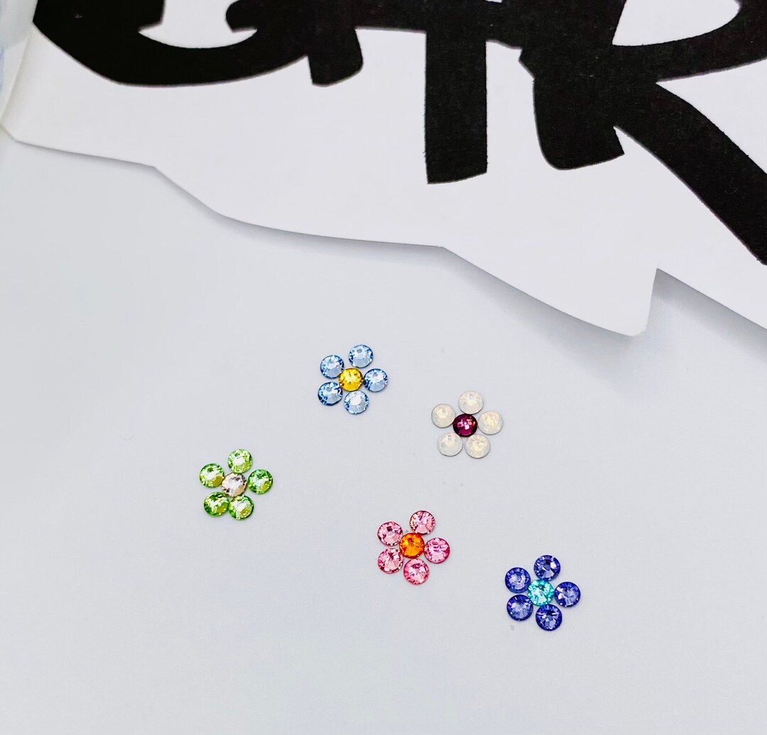 Swarovski Flower Jaw - Crystal