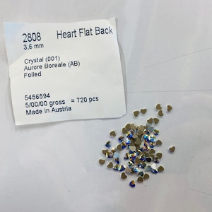 Swarovski Crystal Tooth Gems Swarovski Lead Free Tooth Gems Heart 2808 Swarovski Wholesale Tooth Gems Wholesale Tooth Jewelry Tooth Gems image 6
