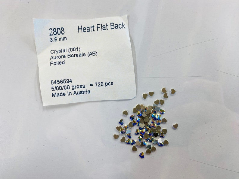 Swarovski Crystal Tooth Gems Swarovski Lead Free Tooth Gems Heart 2808 Swarovski Wholesale Tooth Gems Wholesale Tooth Jewelry Tooth Gems image 6